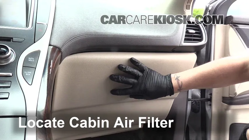 2017 Lincoln MKX Reserve 3.7L V6 Filtro de aire (interior)